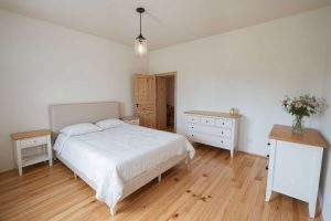 Schlafzimmer - Schlafzimmer, Landhaus - (KI generiert)
