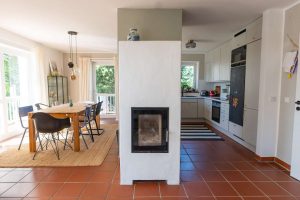 Kamin im Wohn-/Essbereich