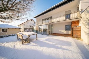 Blick auf die Terrasse