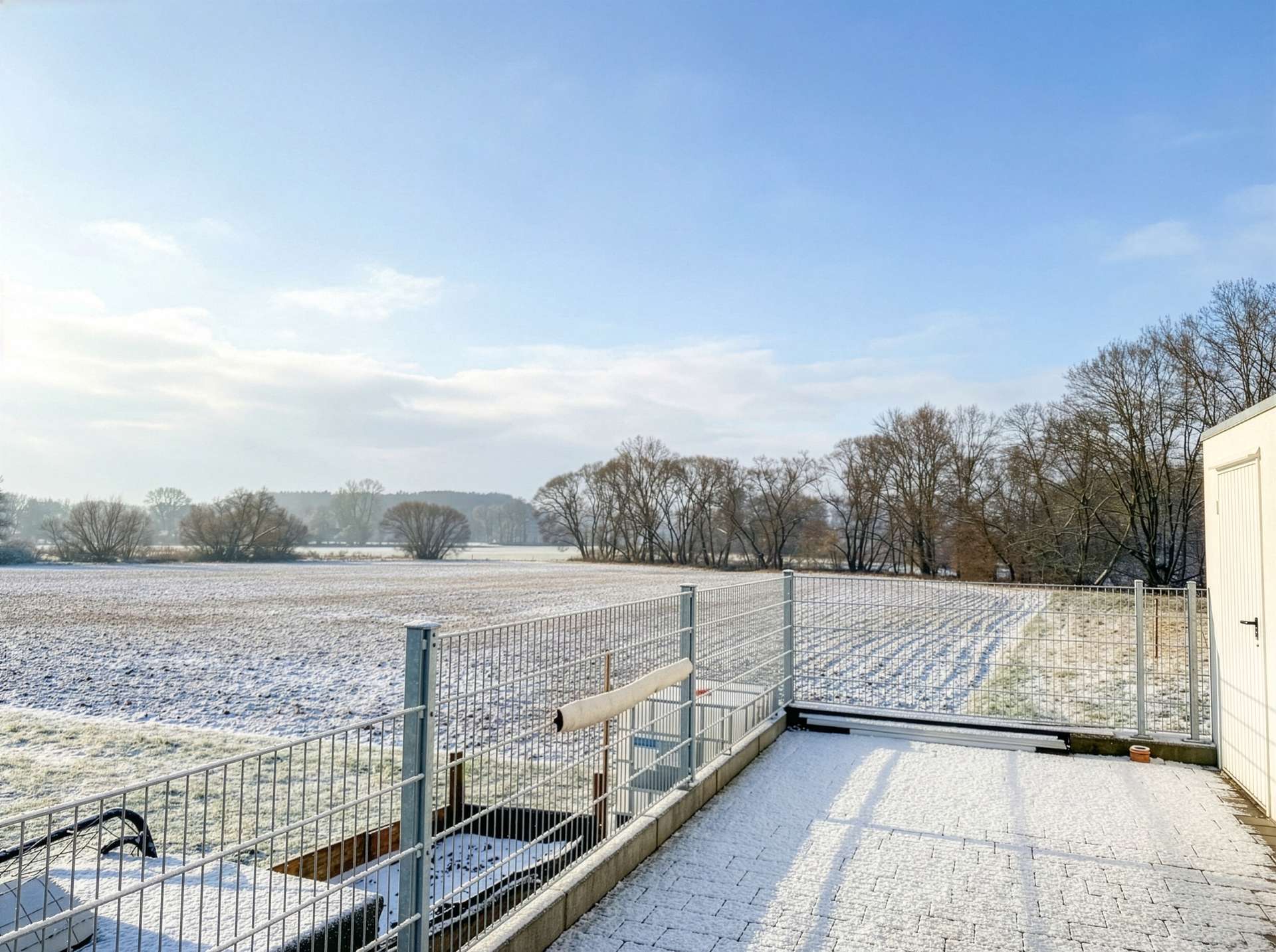 Ausblick hinterm Haus