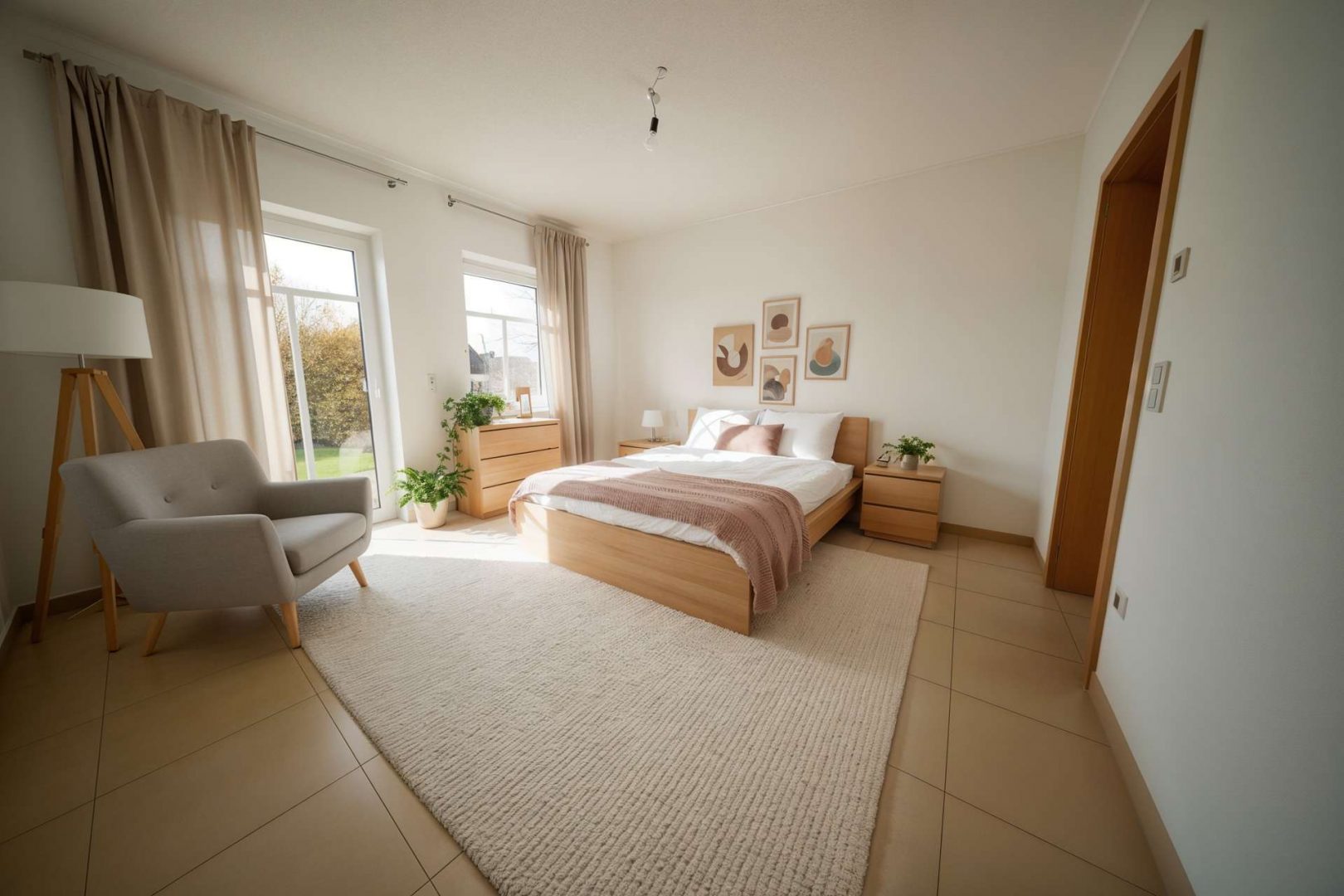 Schlafzimmer UG - Staging