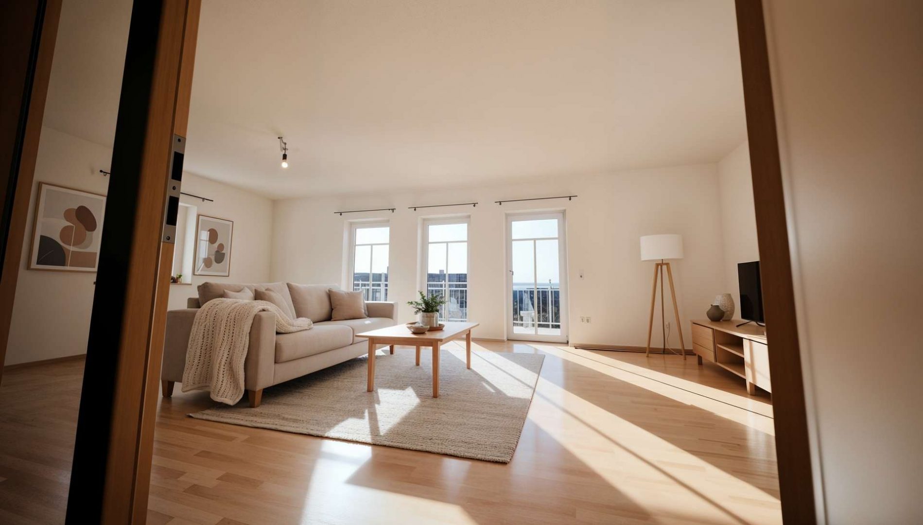 Wohnzimmer - Staging