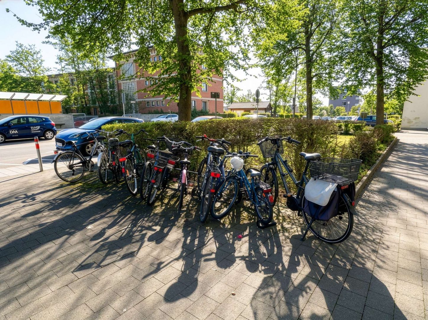 Abstellplatz Fahrräder