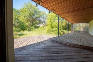 Terrasse in Garten