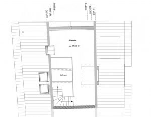 Grundriss WHG West Galerie Ansicht