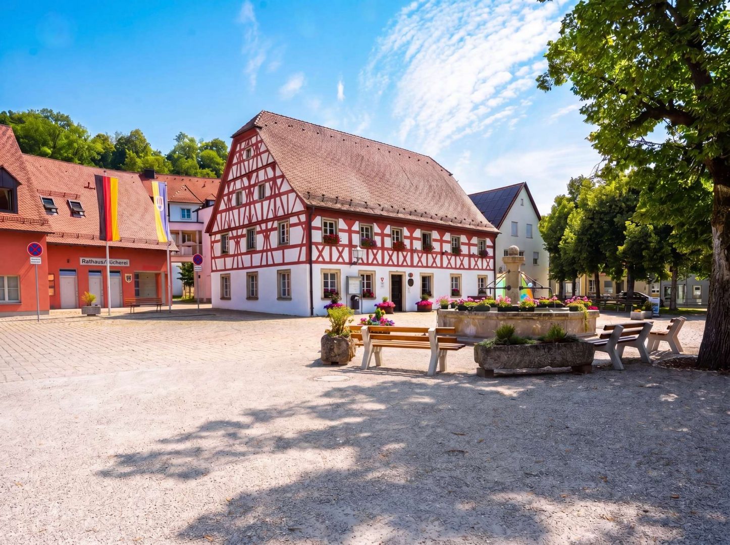 Blick auf den Marktplatz