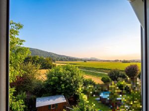 Blick aufs Walberla (KI bearbeitet)