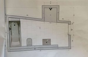 Skizze Badezimmer